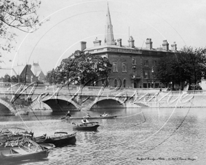 Bedford Bridge, Bedford in Bedfordshire c1907