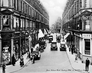 Queen Victoria Street, Reading in Berkshire c1930s