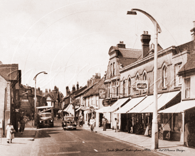 Peach Street, Wokingham in Berkshire c1950s