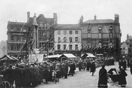 Picture of Berks - Reading, Market Place c1920s - N2091
