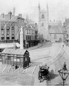 Picture of Berks - Reading, Market Place c1890s - N2095