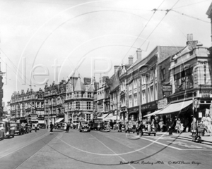 Broad Street, Reading in Berkshire c1930s