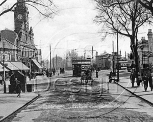 London Road by the Cemetery Gates, Reading in Berkshire c1910s