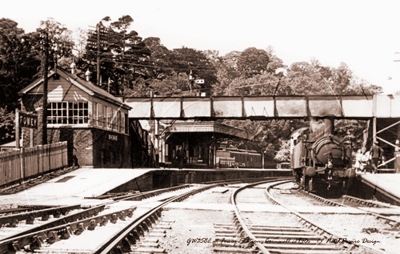 GW3582 in Fowey Train Station, Cornwall c1940s