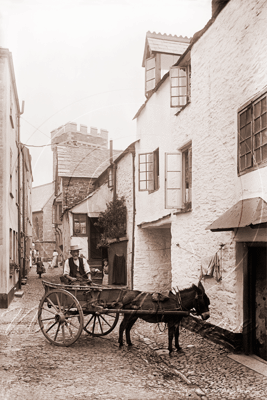 Picture of Cornwall - Looe, An Old Street c1906 - N1910