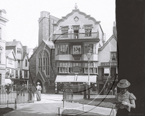 Picture of Devon - Exeter and Elizabethan House c1890s - N107