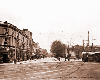 Russell Street, Portsmouth in Hampshire c1900s