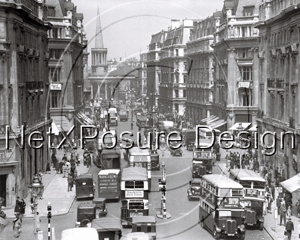 Regent Street in London c1930s