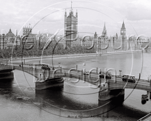 Picture of London - Houses of Parliament c1930s - N258