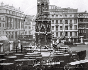 Charing Cross Station in London c1910s