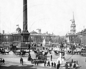 Picture of London - Trafalgar Square c1890s - N596