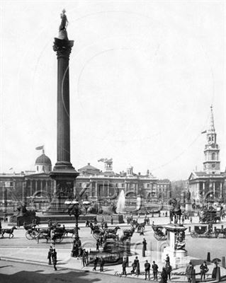 Picture of London - Trafalgar Square c1890s - N596a