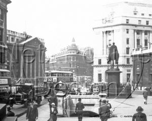 Bank Junction in the City of London c1920s