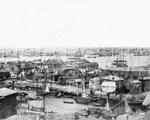Picture of London - Thames Docks c1870 - N948