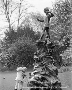 Peter Pan Statue, Kensington Gardens in West London c1930s
