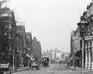 Streatham High Road in South West London c1910s