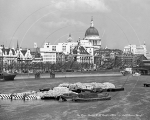 Picture of London - The Thames & St Paul's c1930s - N1721