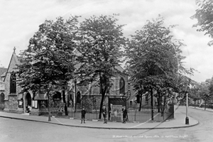 St Phillip's and St Mark's Church in Avondale Square off the Old Kent Road in London c1910s