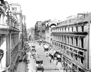 Renfield Street in Glasgow in Scotland c1920s