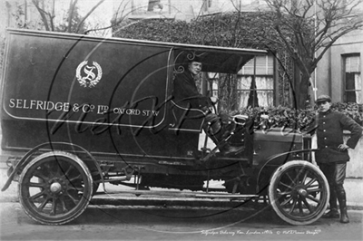 Picture of London - Selfridge and Co Ltd Delivery Van c1910s - N2645
