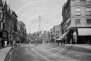 Broad Street, Reading in Berkshire c1910s