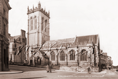 St Peters Church, London Road, Dorchester in Dorset c1900s