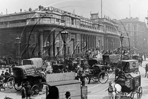 Bank of England in the City of London c1900s