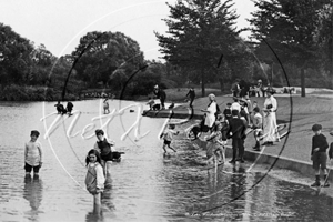 The Lake, Wandsworth Common in South West London c1920s