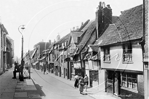 Picture of Sussex - Hastings, All Saints Street c1920s - N3062