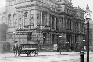Town Hall, Burnley in Lancashire c1890s