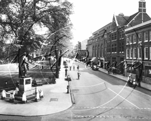 St Peters Street, Bedford in Bedfordshire c1930s