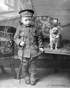 Picture of Misc - Army, Child and Dog c1910s - N816