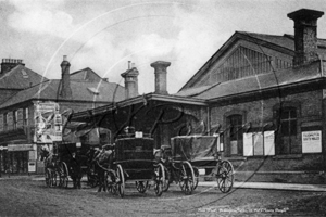 Train Station, Vine Street, Uxbridge in Middlesex c1900s