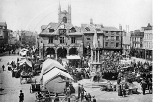 Picture of Cambs - Peterborough, Market Place c1890s - N3414
