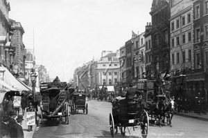 Oxford Street in Central London c1890s