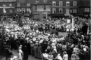 Picture of Berks - Wokingham, Market Place, Peace Celebrations c1919 - N3510