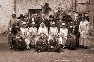 Picture of Devon - Chudleigh, Wedding Party c1920s - N3582
