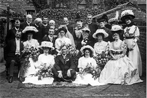 Picture of Weddings - Edwardian Bride and Groom c1914 - N3634