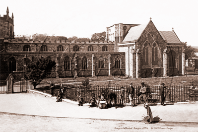 Picture of Wales - Gwynedd, Bangor Cathedral c1890s - N3606