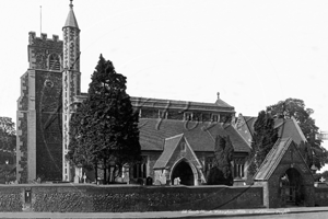 All Saints Church, London Road in Wokingham, Berkshire c1900s