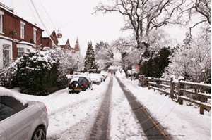 Picture of Berks - Wokingham, Oxford Road Snow Scene taken 6th January 2010 - N3715