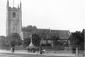 Picture of Berks - Reading, St Mary's Church & Butts c1890s - N3733