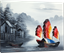 Picture of Landscapes - Chinese Junk Boat - O086