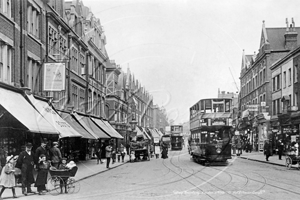 The High Street, Tooting Broadway in South West London c1900s