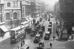 Mansion House, Queen Victoria Street in London c1933