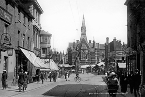 George Street, Luton in Bedfordshire c1910s