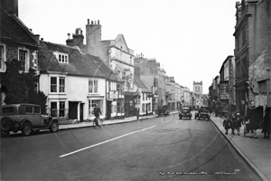 High Street, Dorchester in Dorset c1930s