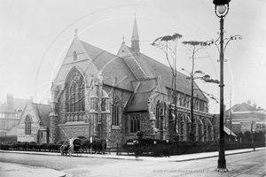 St Johns Church, Christchurch Road, Boscombe in Dorset c1900s
