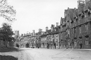 High Street, Chipping Campden in Gloucestershire c1900s