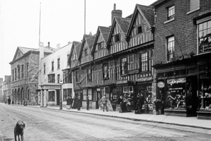 Chapel Streetl, Stratford Upon Avon, Birmingham in Warwickshire c1890s